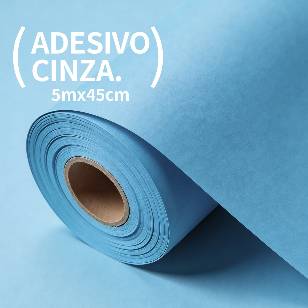 Azul Claro Papel Adesivo Para Decoração 5 Metros Ideal para Quarto Infantil, Quarto de bebe