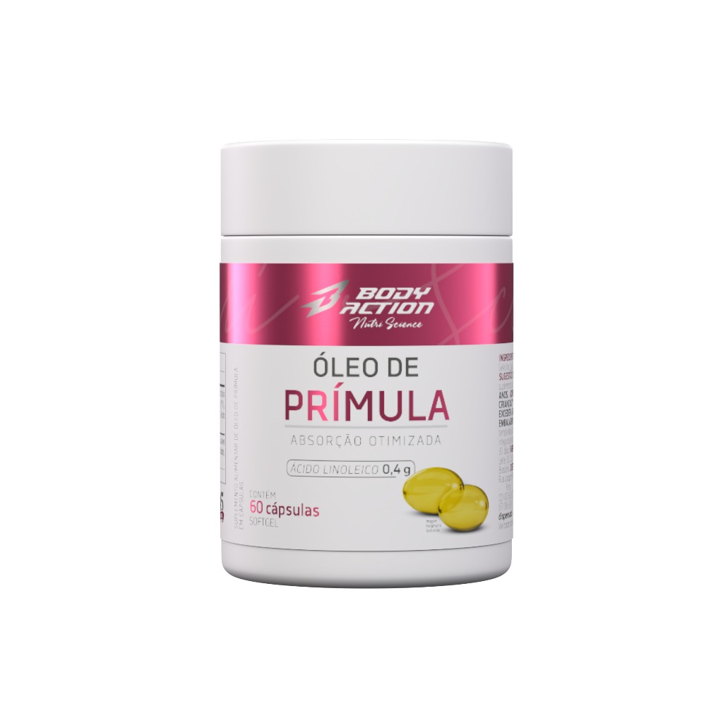 Óleo De Prímula Ácido Linoleico 400mg 60 Cápsulas Bodyaction