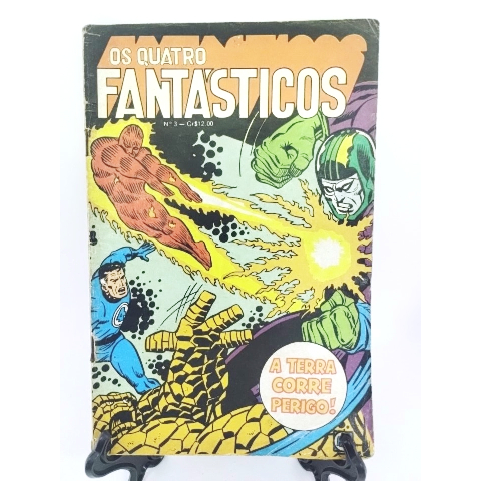 Hq Os Quatro Fantásticos (quarteto Fantástico) N° 3 Rge 1979
