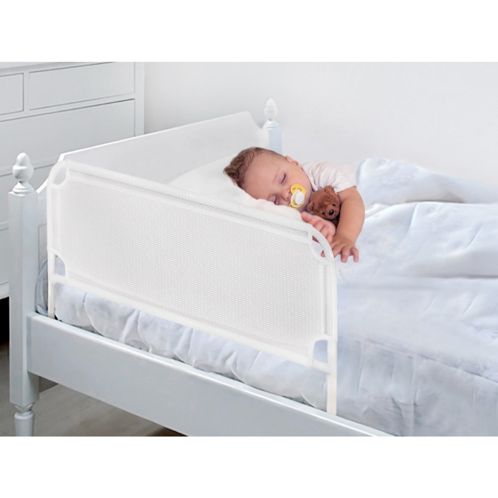 Grade De Cama Com Tela de Proteção Segurança Para Crianças e Idosos Serve Cama Normal E Box