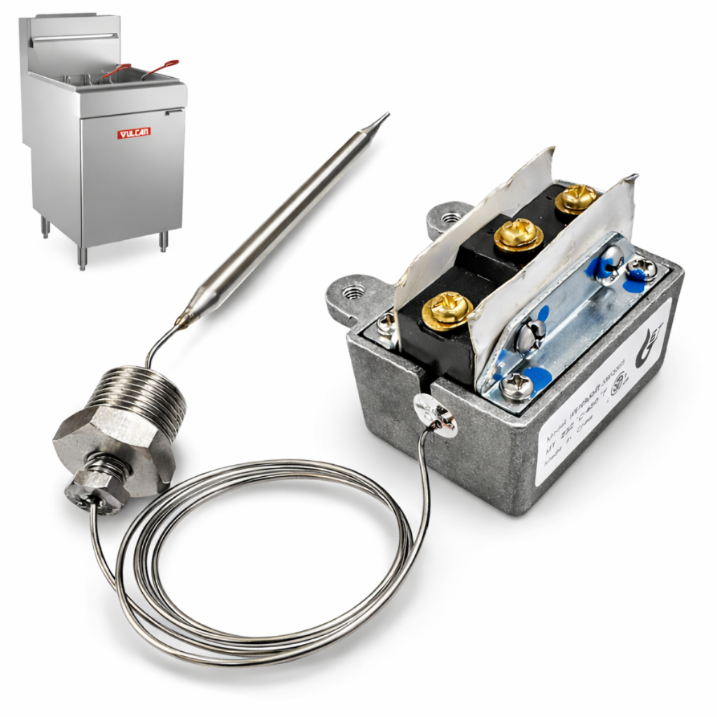 Termostato High Limit 3/8 Para Fritadeira Hobart Macom Sulfisa