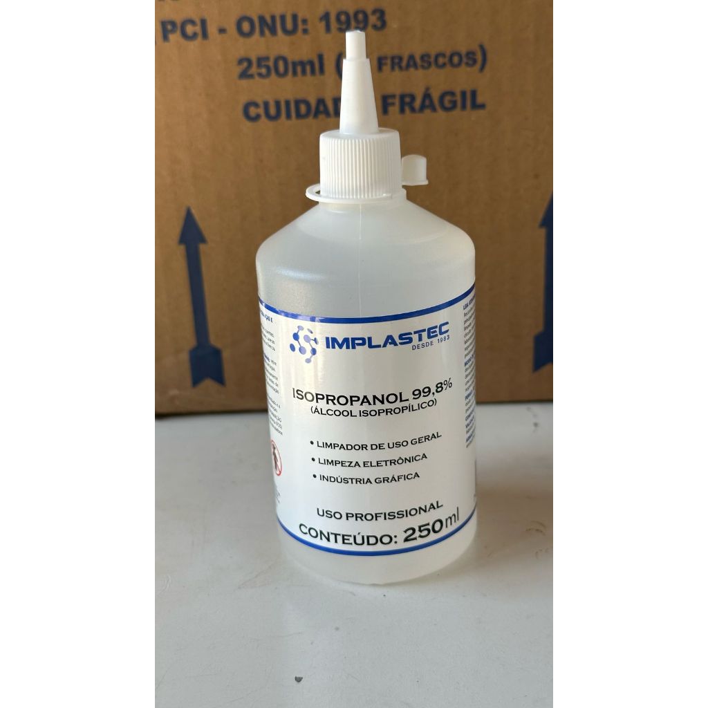 Solvente de Limpeza para Placas Eletrônicas 250ml Implastec