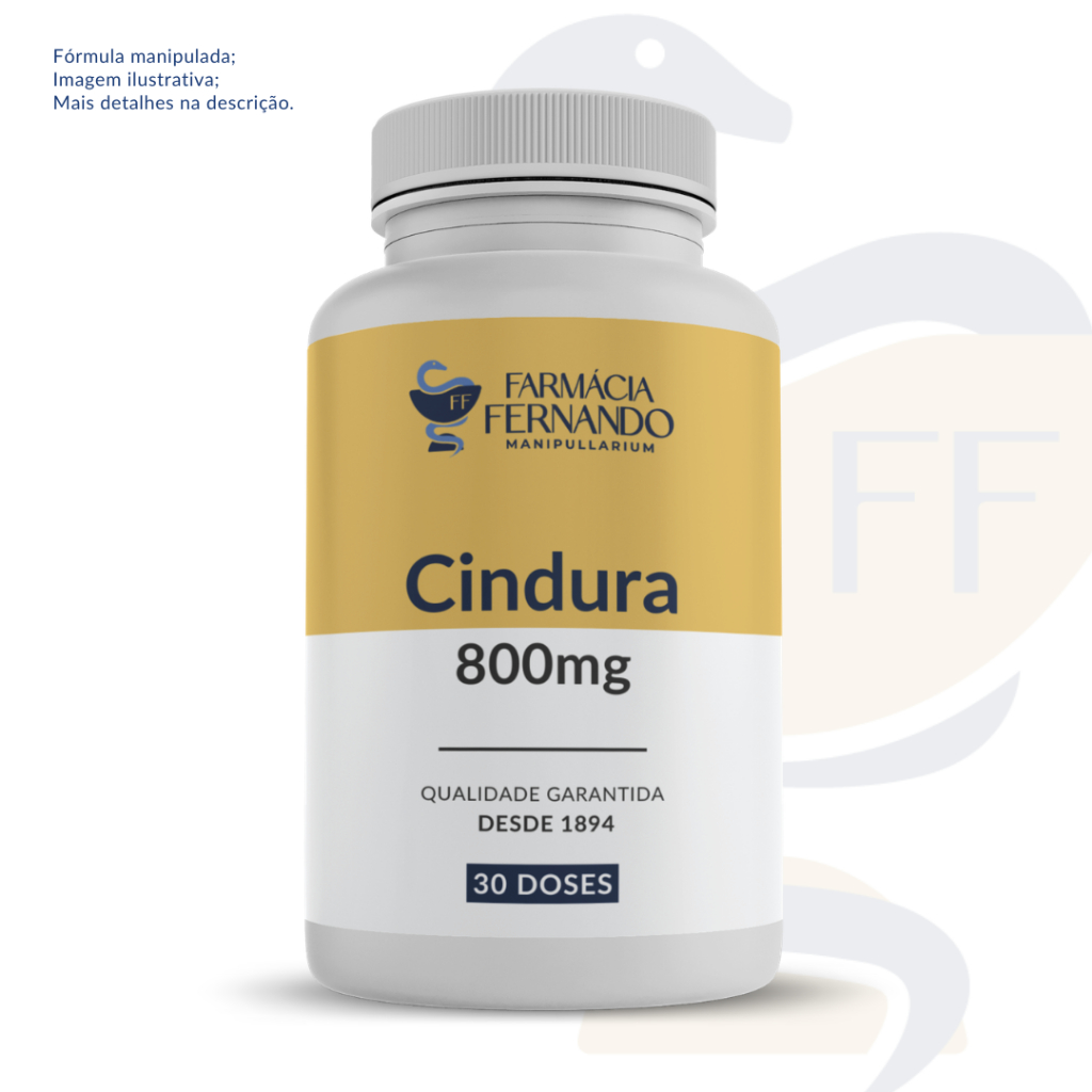 Cindura 800mg 30 doses | Suporte à Performance, resistência e força
