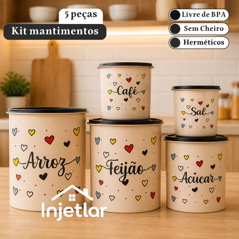 "Organize Sua Cozinha: Kit de Potes 🍽️"