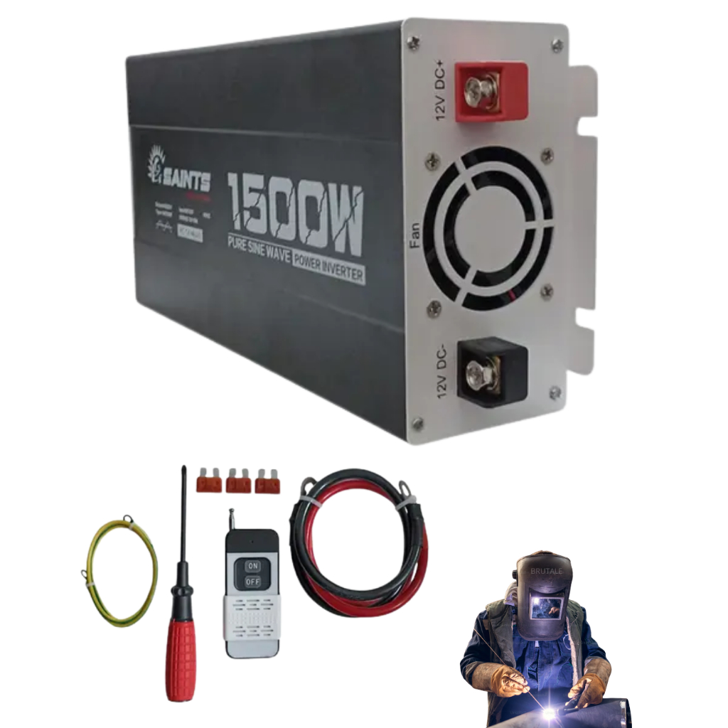 INVERSOR ENERGIA12V X 220V 1500W NOMINAL SENOIDAL PURA PREMIUM - SAINT'S SOLDAS