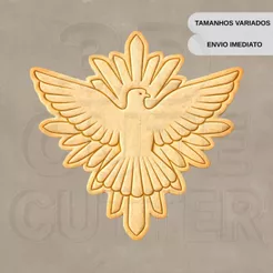 Cortador e Marcador de Biscoito Pombinha Espirito Santo