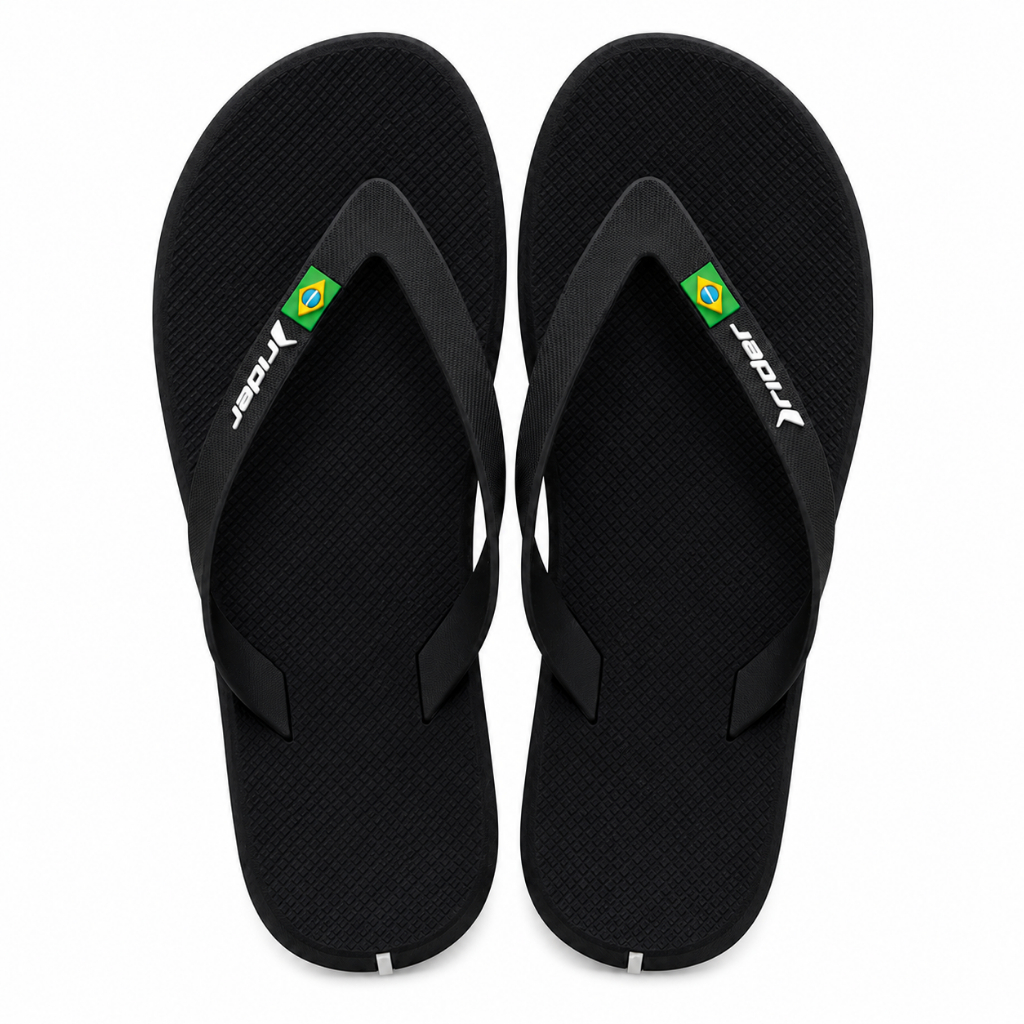 Chinelo Rider R1Brasil Masculino Confortável Original Casual Antiderrapante