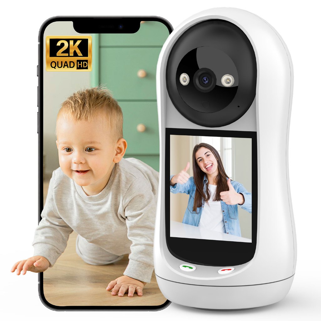Monitor Infantil Wifi com Visão Noturna e Áudio