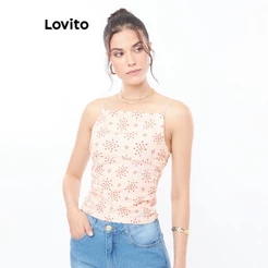 Lovito Top Alças Franzida TKB176BRL205