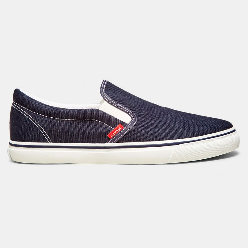 Tênis Rainha Iate IV Calce Fácil Slip On Masculino Casual Trabalho Lifestyle