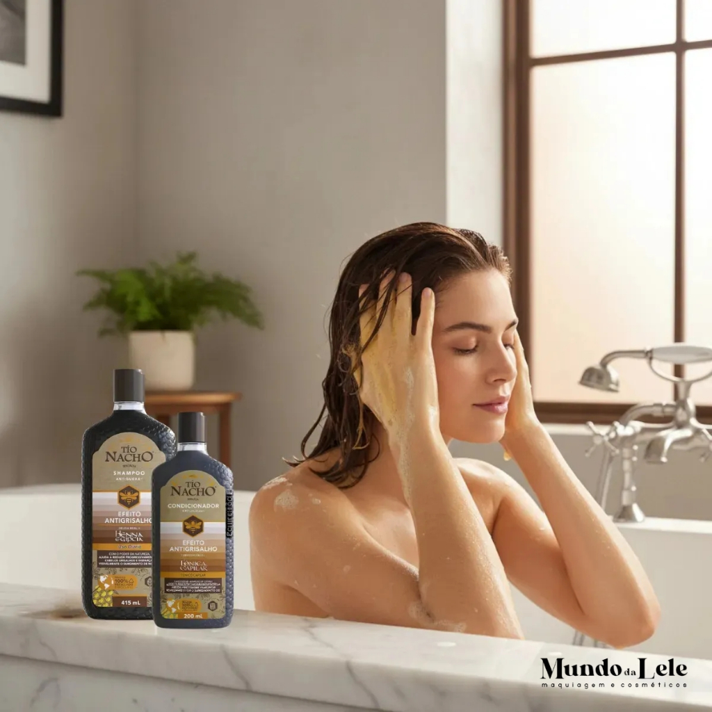 KIT EFEITO ANTIGRISALHO TIO NACHO SHAMPOO 415ML + CONDICIONADOR 200ML · foto 2