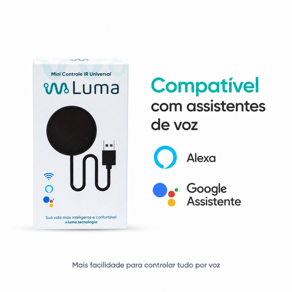 Luma Controle Remoto Universal Wifi Inteligente Mini Alexa