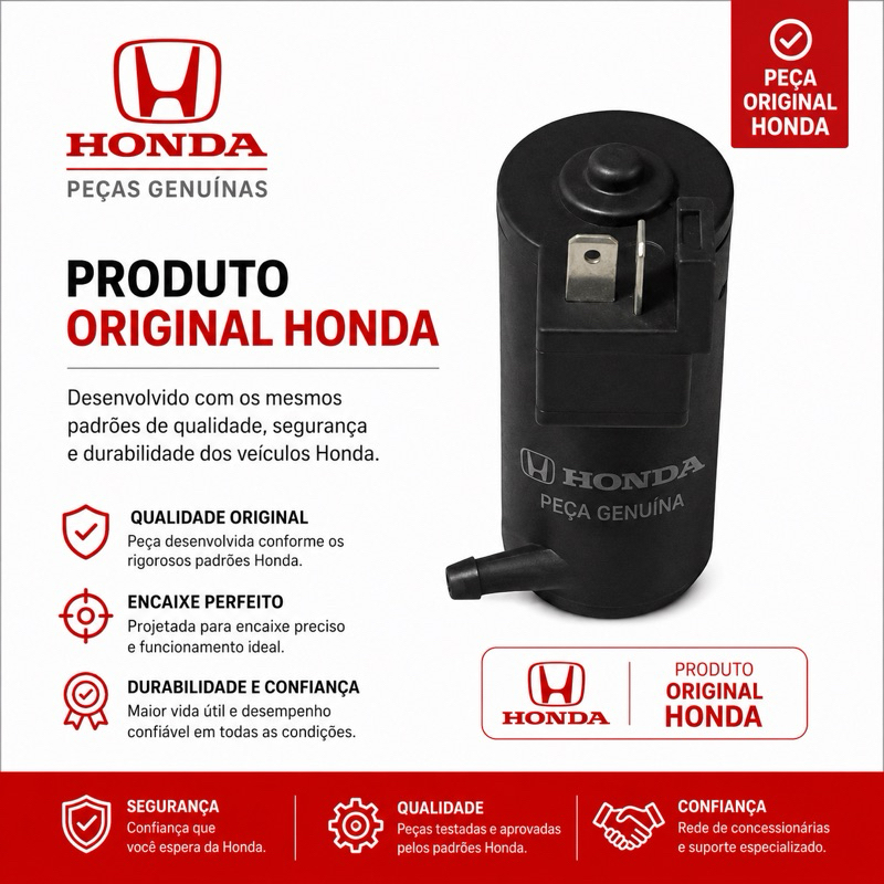 Eletrobomba Motor Esguicho Honda New Fit New Civic 2007 2008 2009 ORIGINAL