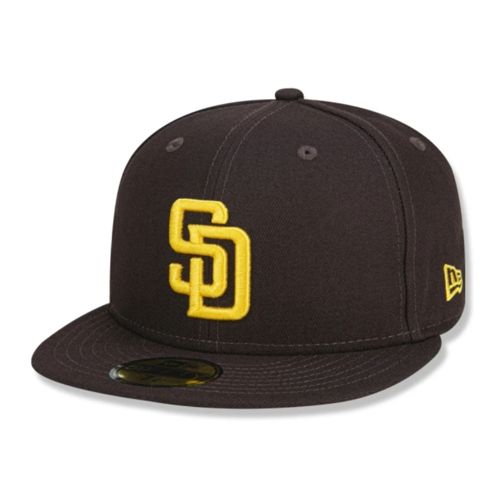 Imagem Boné New Era  59FIFTY San Diego Padres MLB Marrom – Original