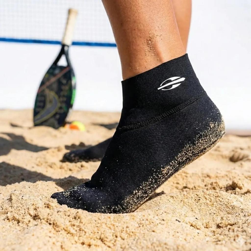 Sapatilha Meia Neoprene Beach Tennis Unissex Areia Antiderrapante Proteção Térmica Praia
