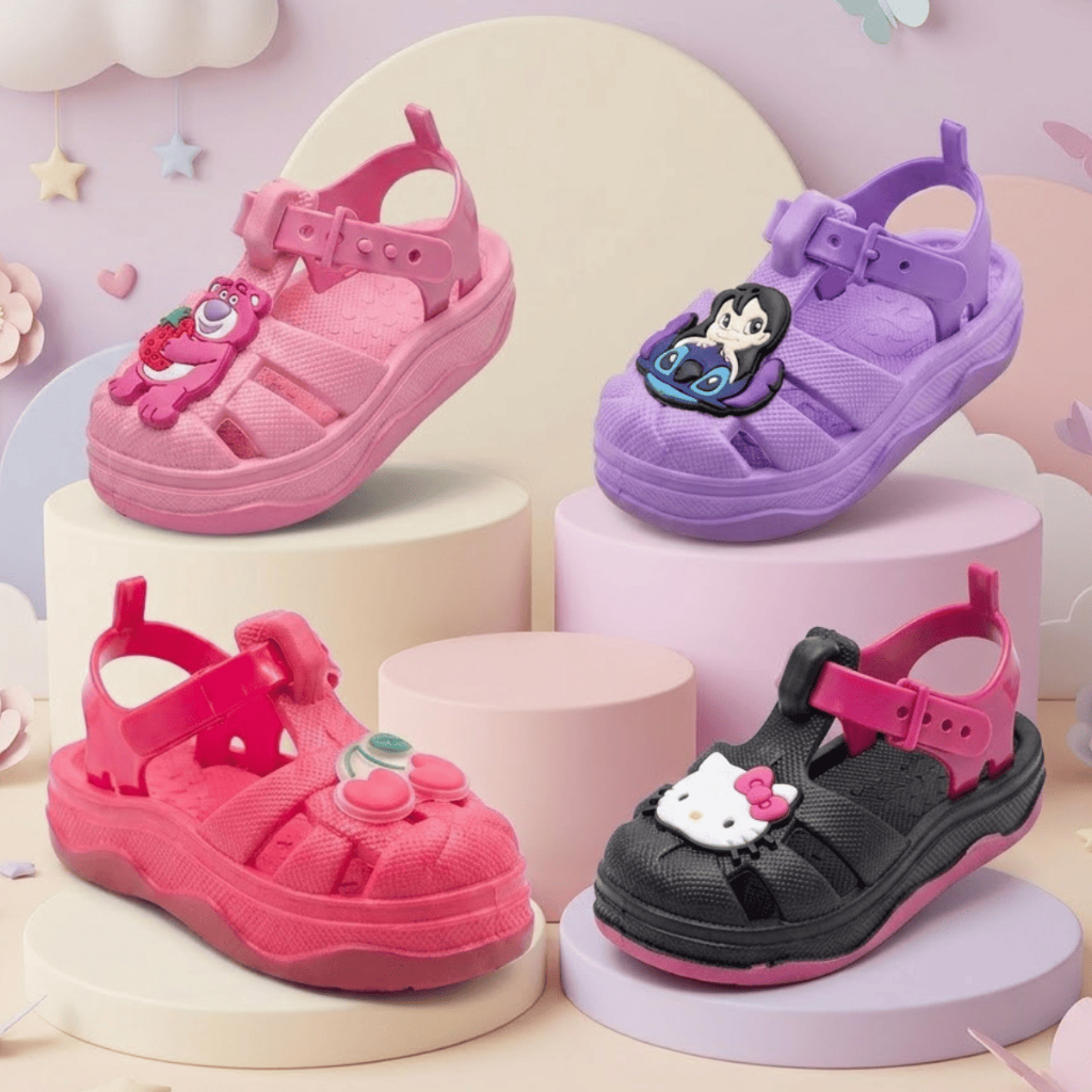 Sandália Baby Menina Para Primeiros Passos Com Toque Macio Conforto Diario Para Bebes Ativos