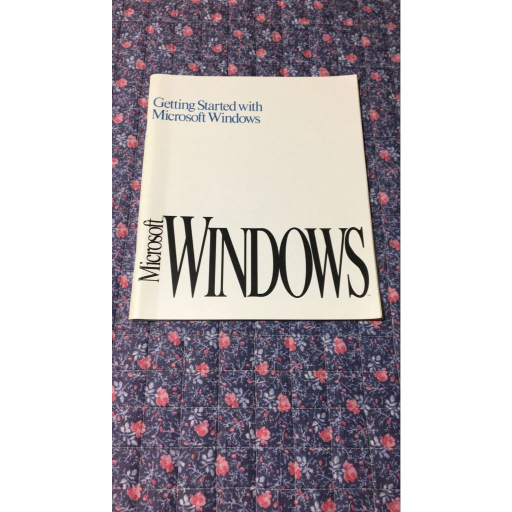 Manual Getting Started with Microsoft Windows 3.1 com serial number (em INGLÊS)