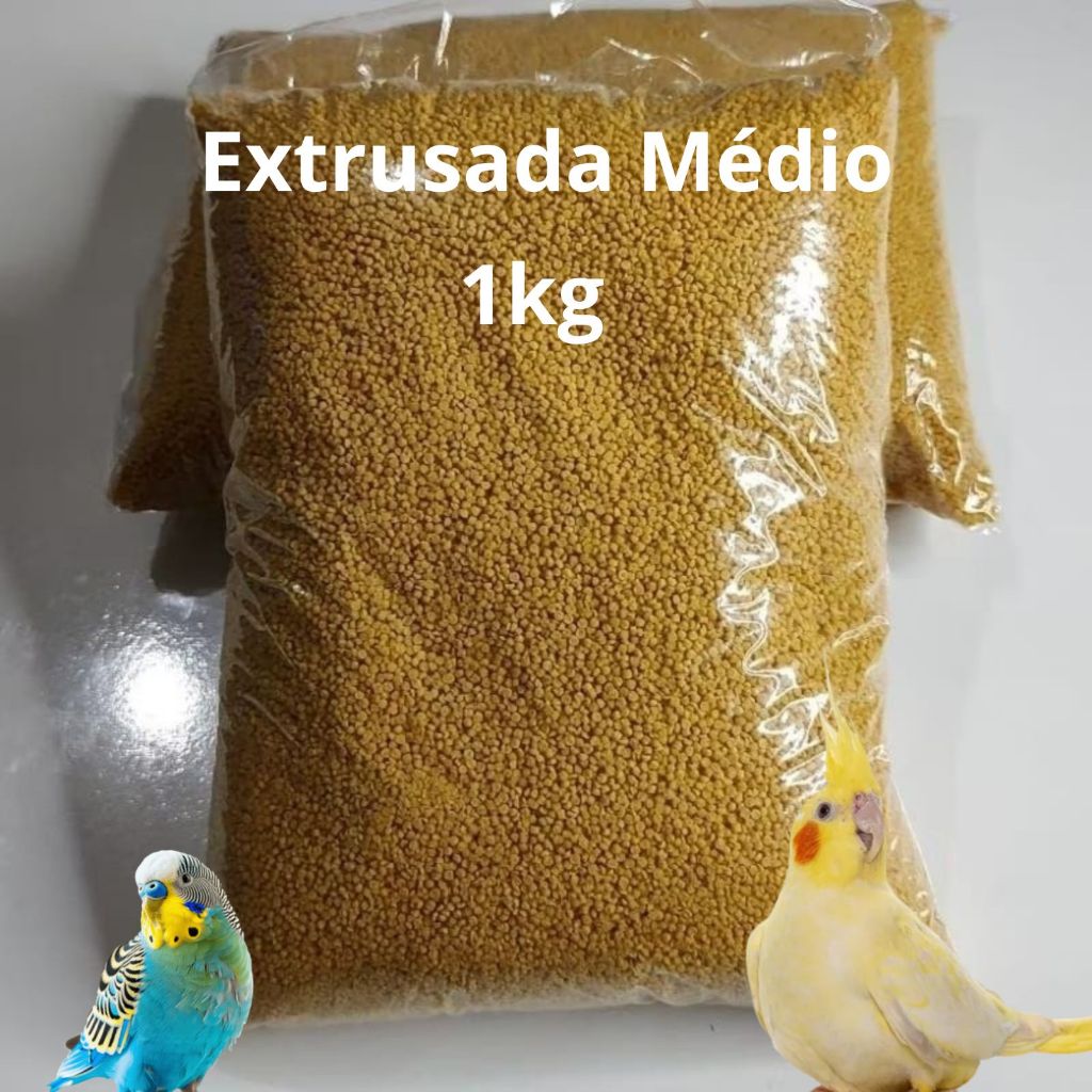 PP Nutri Premium Ração Extrusada Natural - Nutrição Completa e Saúde Intestinal para Pássaros de Pequeno Porte