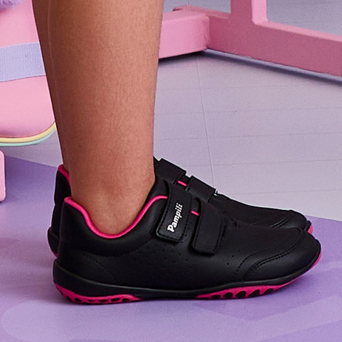 Tênis Infantil Feminino Meninas Honey Escolar Pampili