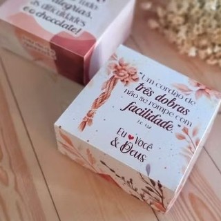 Lembrancinha para Encontro de Casais Cristãos | Caixinha Personalizada | Lembrancinha para igreja | Dia dos namorados
