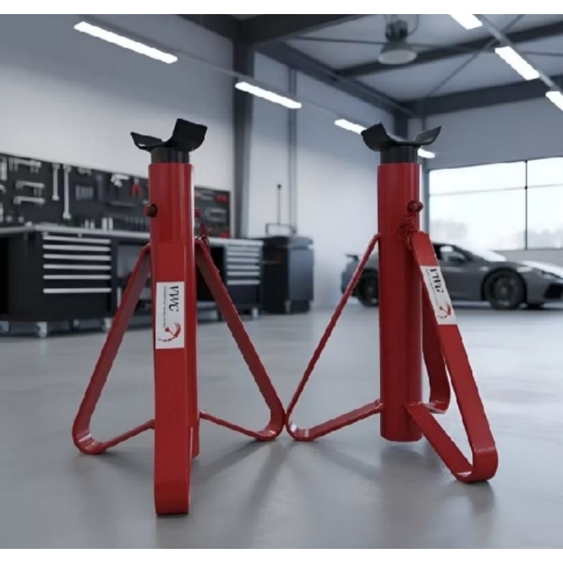 Cavalete 2 toneladas tripé automotivo carro veiculo KIT C/ 2 CAVALETES