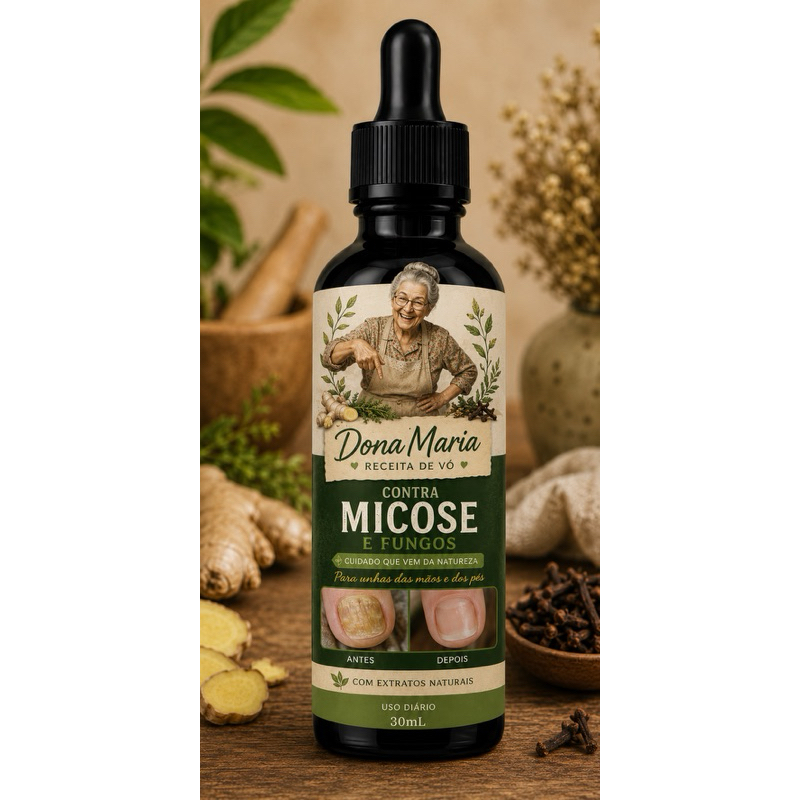 Micose de Unhas fungi7 30 ml Conta Gotas - Reparador Para Unhas Com Fungos melauca do a Maria