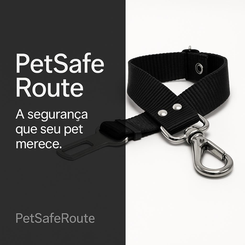 Cinto de Segurança para Pet Ajustável Universal Nylon Alta Qualidade