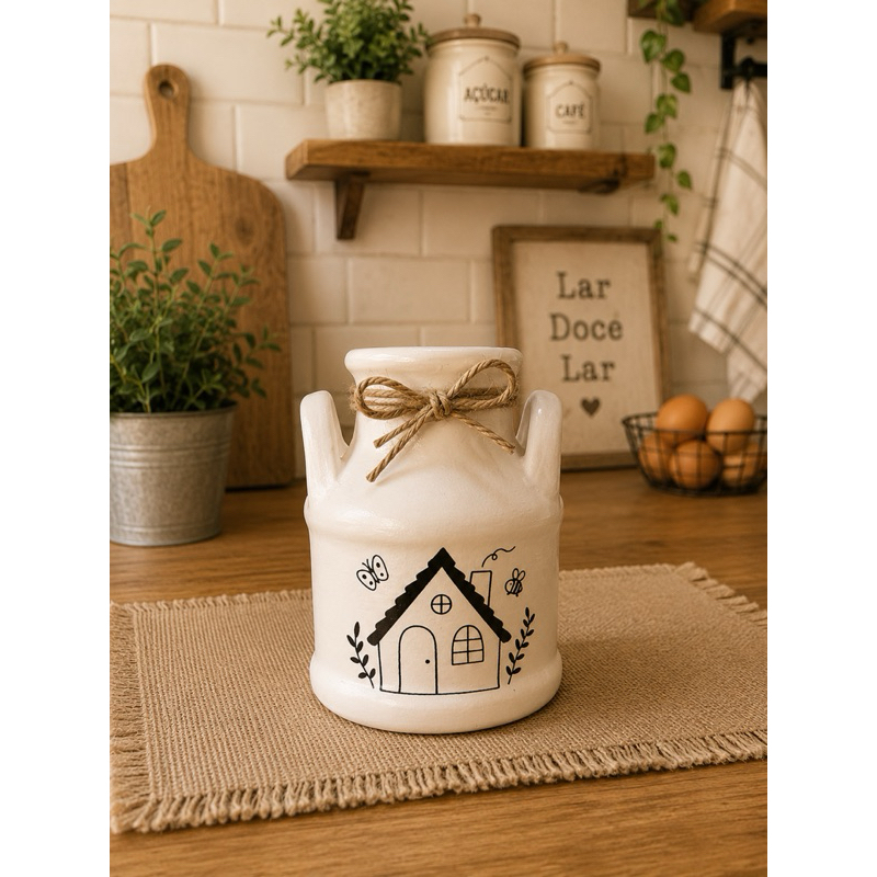 Mini Leiteira decorativa Farm House