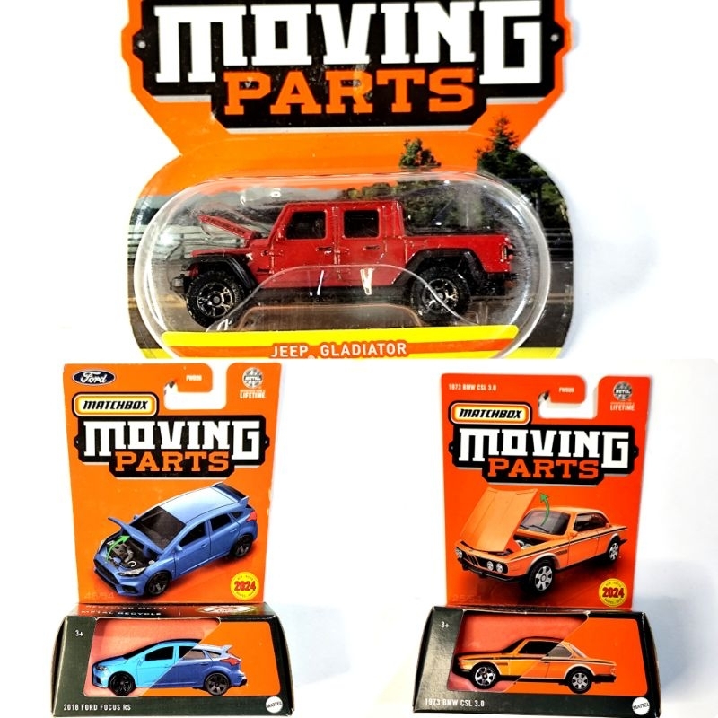 Tesla,  Corvette2020, Chevy, Morris, Jeep, Matchbox Moving Parts