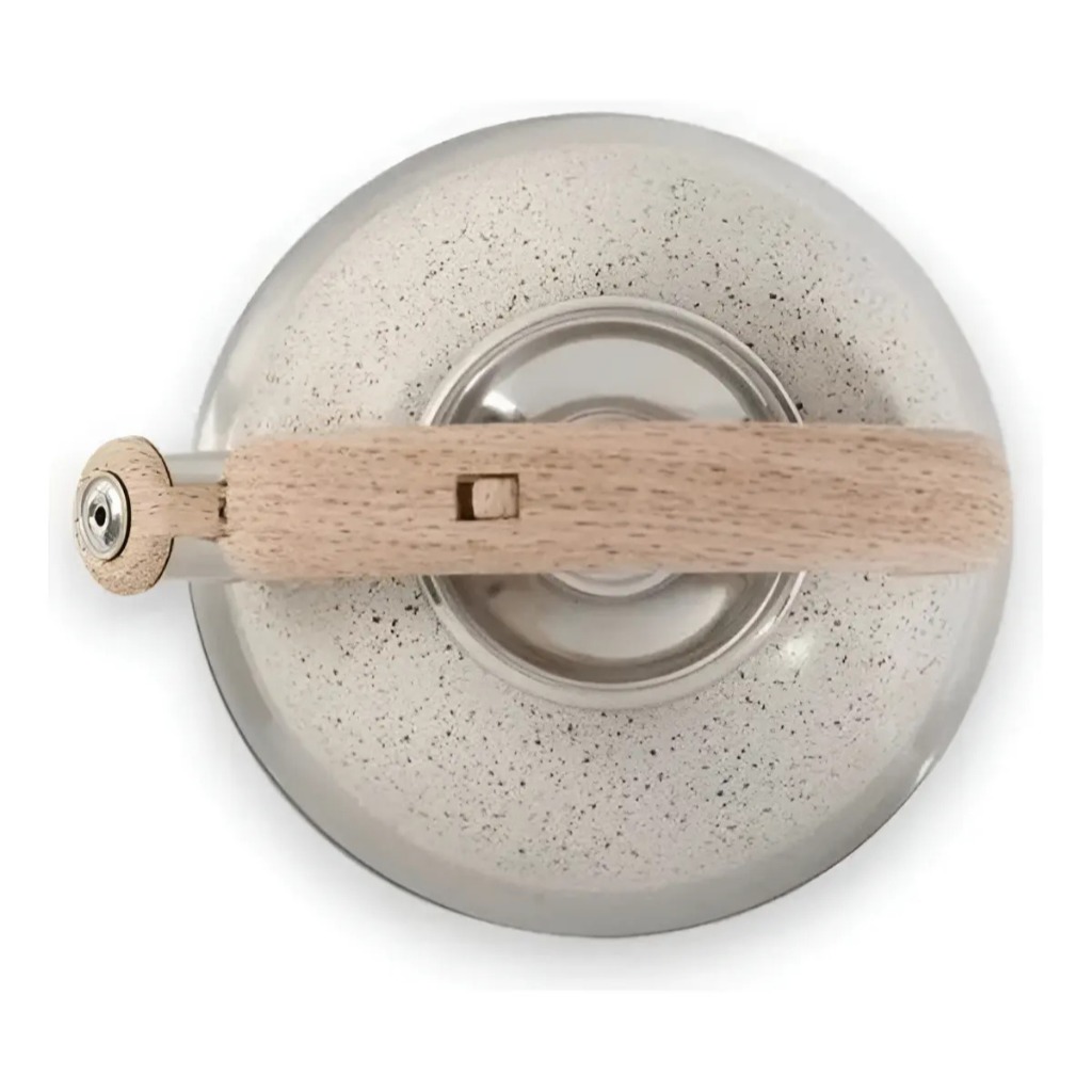 Chaleira com Apito Brinox 2,7L Indução Roma Chaleira Inox Cores Vanilla Granito · foto 2