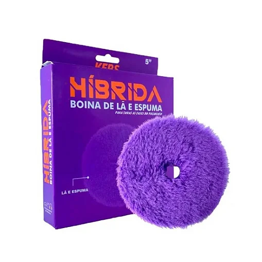 Boina Para Polimento Automotivo Híbrida 5 Polegadas Kers