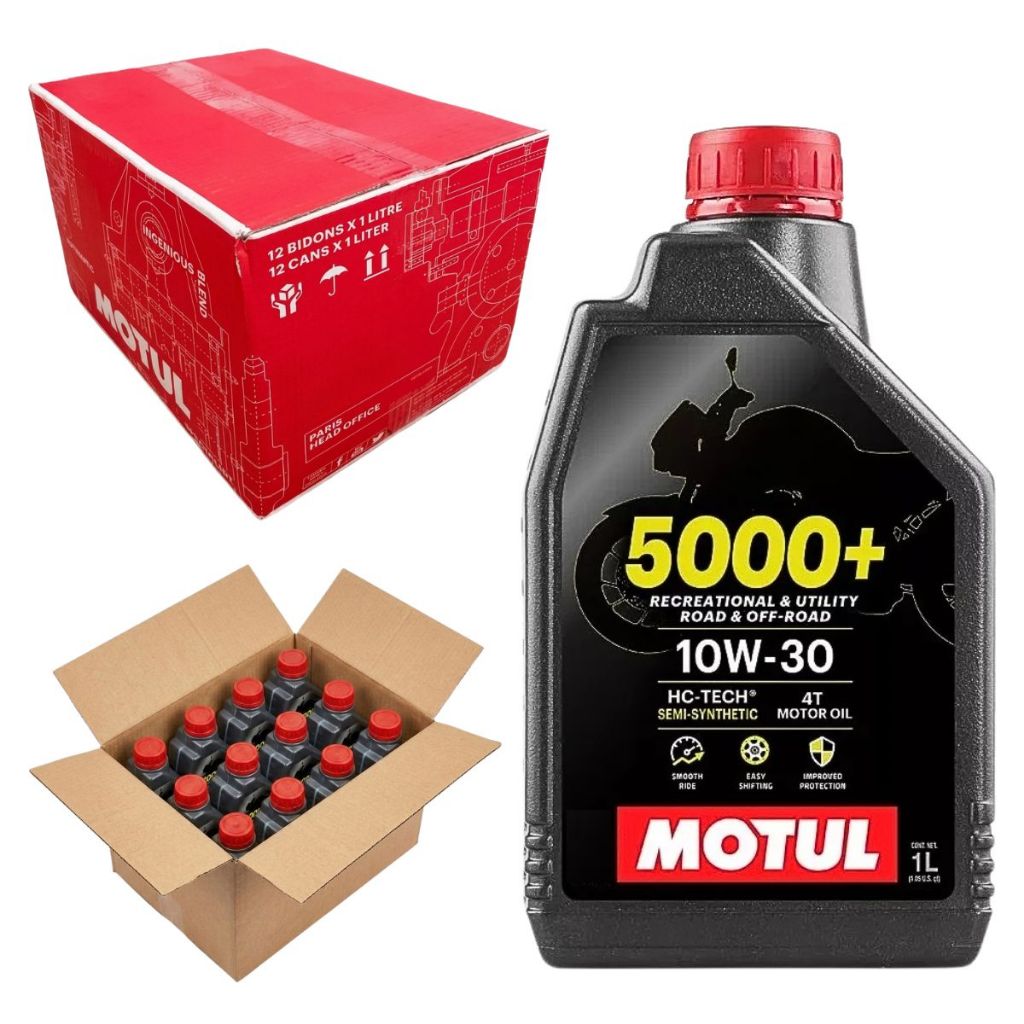 Óleo Para Motor De Moto Motul 5000+ 10w-30 4t Kit atacado 12 Litros