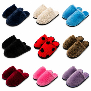 Pantufa Infantil Chinelo de Quarto De Pelúcia  Sandália de Inverno Para Criança Varias Cores