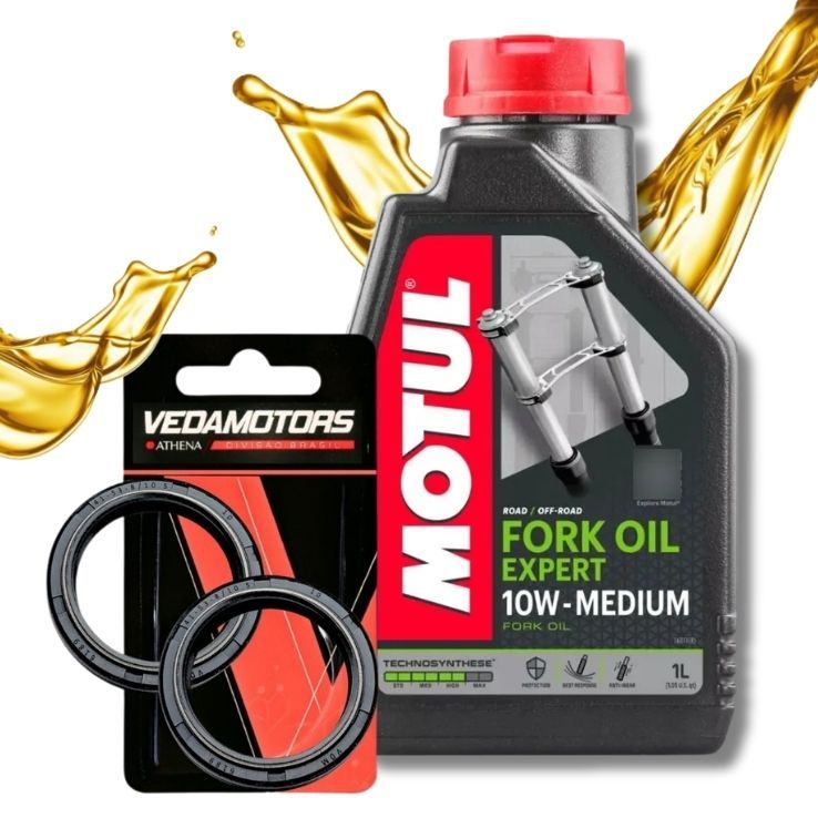 Óleo da Bengala Motul 10w Mt 03 2016-2019 / Mt 07 / Mt 09 / R6 + Retentores