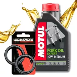 Óleo da Bengala Motul 10w Mt 03 2016-2019 / Mt 07 / Mt 09 / R6 + Retentores