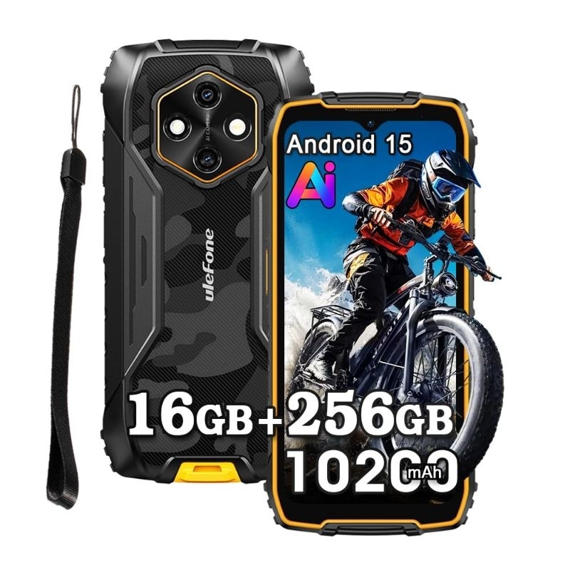 ULEFONE RUGKING 4 PRO 16/256GB 10200mAh 48MP SMARTPHONE ROBUSTO DUAL SIM IP68 IP69K UNISOC T7250 NFC
