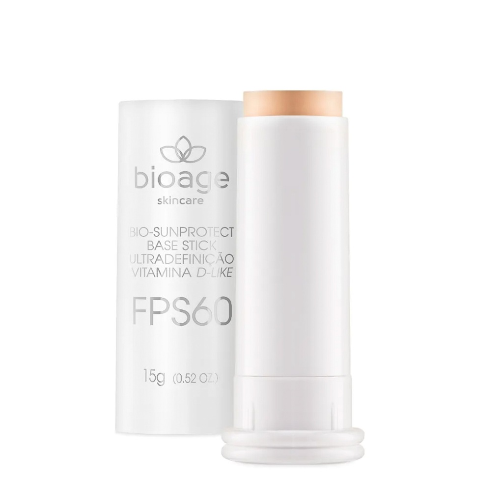 Bioage Base Stick FPS60 Ultradefinição Bege Claro 17g