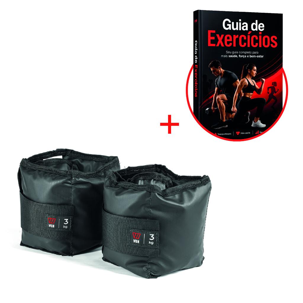 Par caneleira de peso 3kg WON profissional