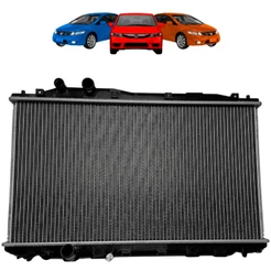 Radiador Civic 2006 2007 2008 Honda New Automatico E Manual