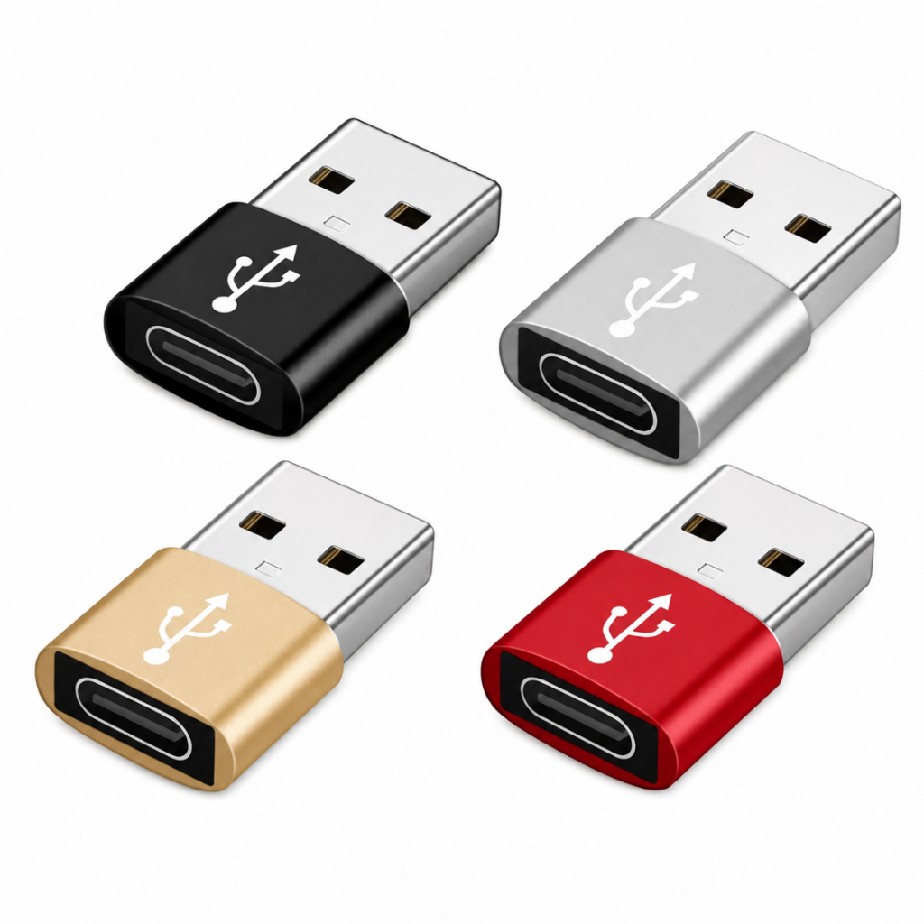 Adaptador Usb 3.0 Para Tipo C Otg Acessório Para Celulares Tablet Notebook Carregador