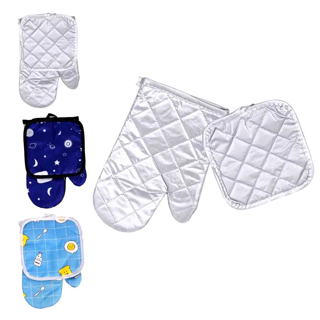 Kit 2 Peças Luva Térmica + Descanso de Panela
