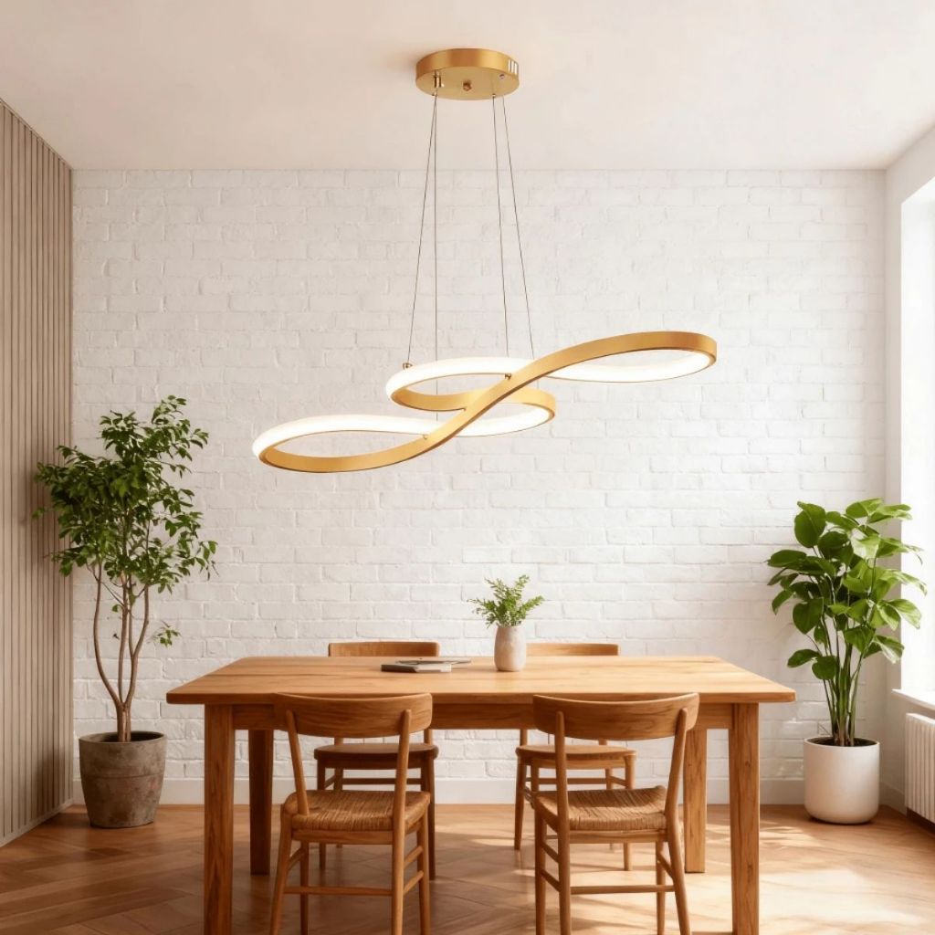 Lustre/Pendente 48W LED Designer Moderno Luxo 3 em 1