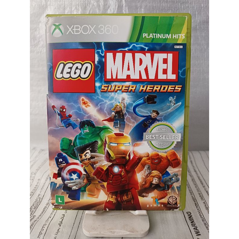 jogo LEGO Marvel Super Heroes Xbox 360 - Mídia física