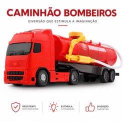 Carrinho Brinquedo De Criança Caminhão Bombeiro Lança Água Brinquedos Carrinho Infantil Kids Para Menino Menina Oferta
