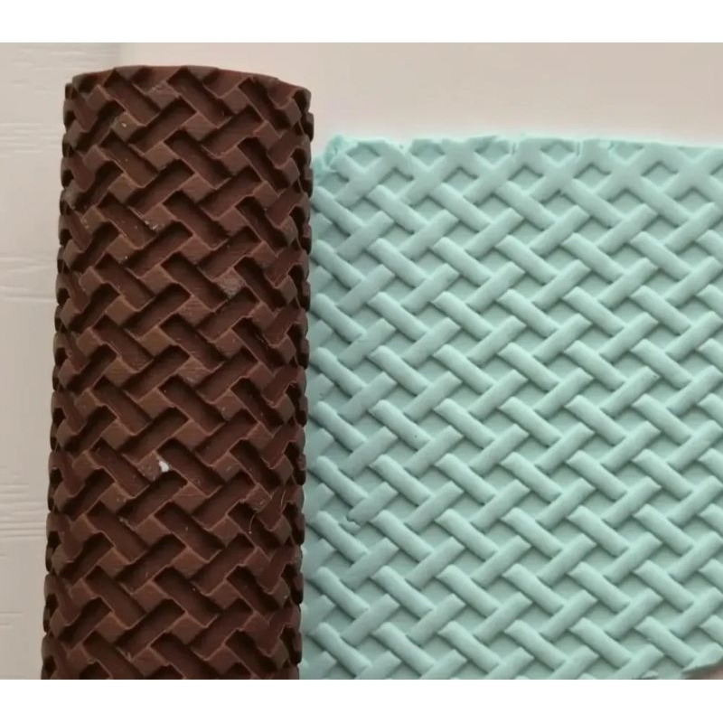 Textura Rolo Marcador Carimbo Molde Para Massas