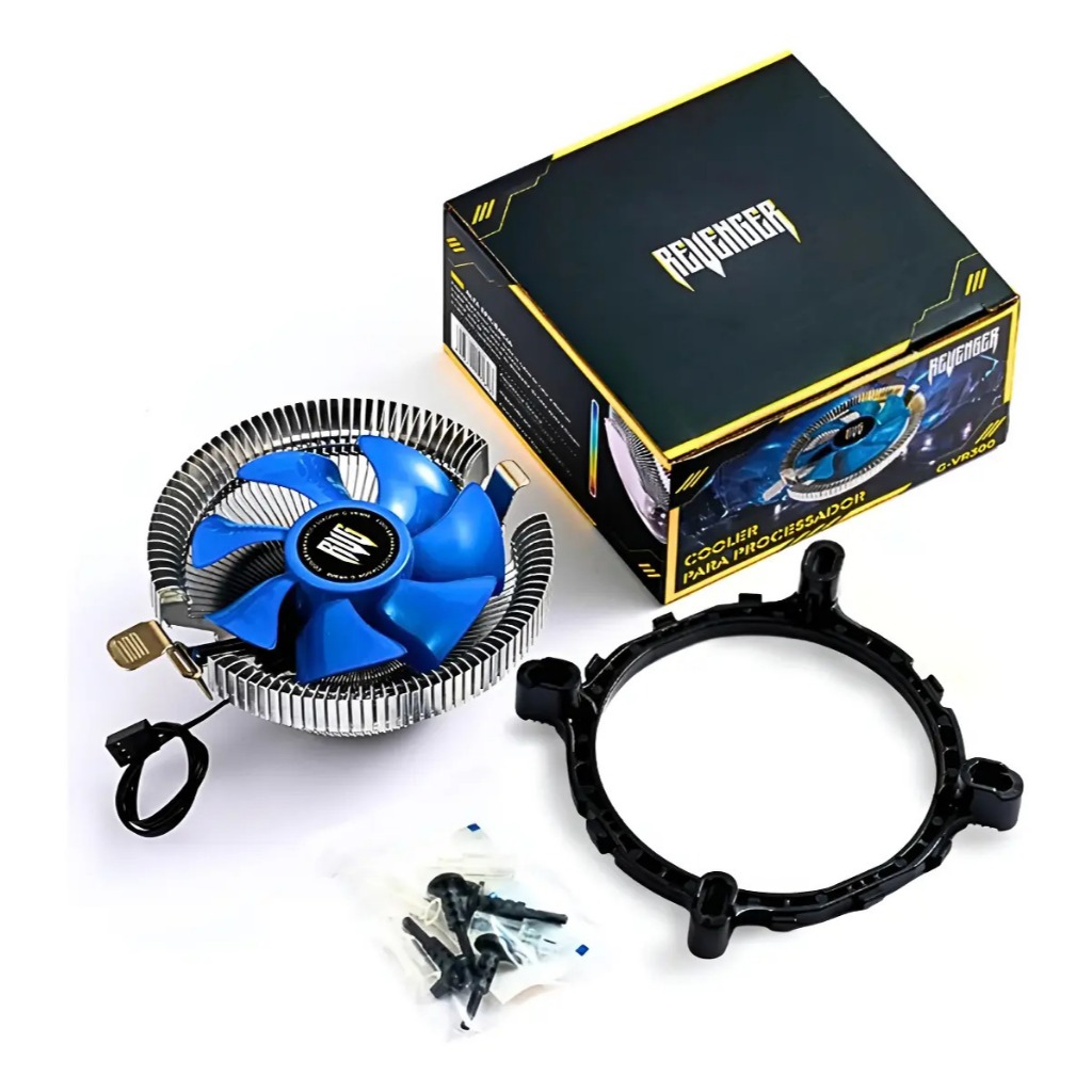 Cooler Processador Revenger G-VR300 AMD Intel Ventoinha 90mm 65W