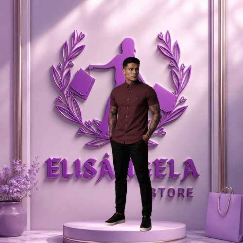 Camisa Masculina Casual em Viscose com Elastano | Não Amassa e Confortável | Elisangela Store