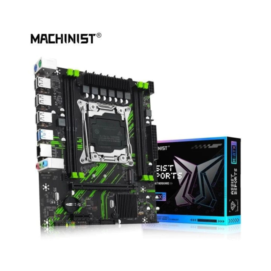 Placa mãe MACHINIST X99 PR9 Suporte LGA 2011-3 Intel Xeon E5 V3 e V4 CPU DDR4 RAM SATA/NVME M.2 Slot