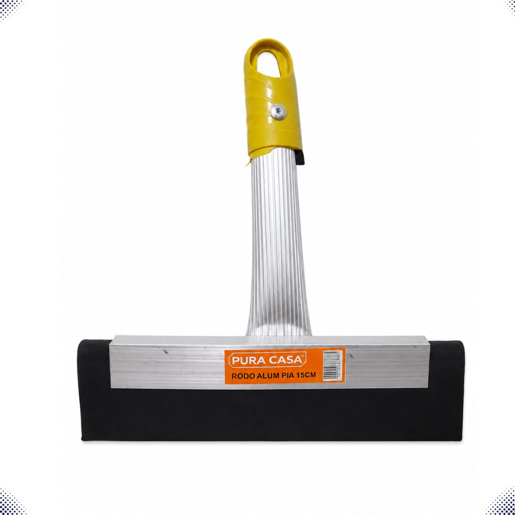 Rodinho Pia De Alumínio Rreforçado 15 cm- Seca Bancada Cozinha Banheiro Inox Mármore