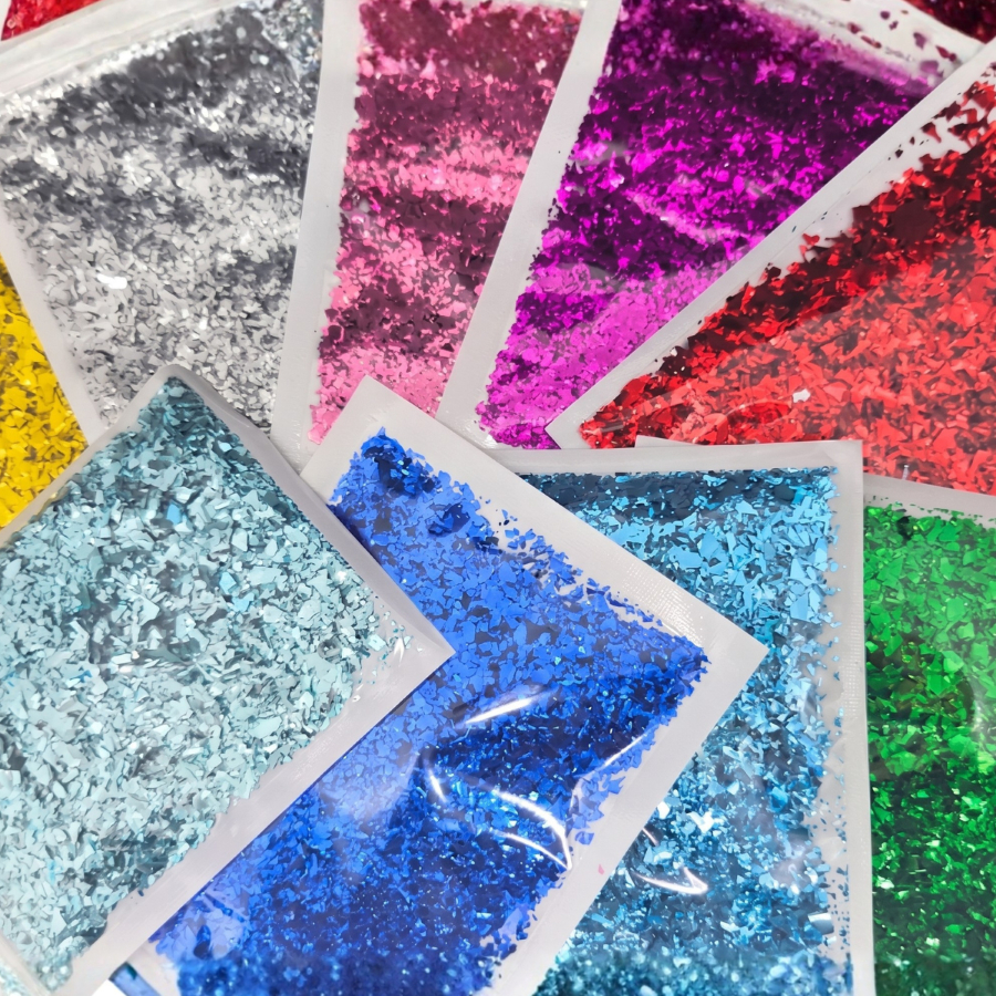 50g Confete Picado Metalizado/Nacarado para Balão Látex Bubble Decoração Festa Arranjo Personalizado